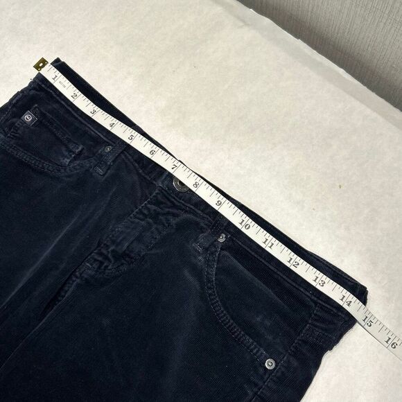 Adriano Goldschmied AG The Stevie Slim Straight Corduroy Pants Sz 26R Black - Picture 10 of 12